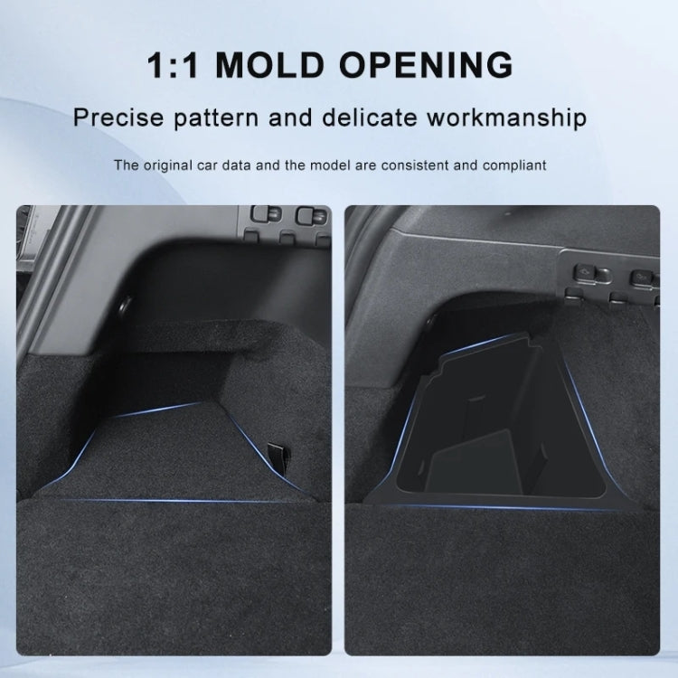 For Tesla Model 3 2pcs / Set Car Trunk Side Storage Box, Flagship Model, with Cover, without Cover