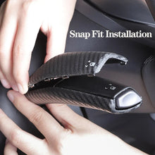 Load image into Gallery viewer, For Tesla Model 3 / Y 2pcs/Set Car Turn Signal Lever Carbon Fiber Pattern Protective Cover