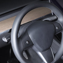 Load image into Gallery viewer, For Tesla Model 3 / Y 2pcs/Set Car Turn Signal Lever Carbon Fiber Pattern Protective Cover