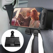 Load image into Gallery viewer, For Tesla Model 3 / Y Car Rear Seat Phone Tablet Holder, Bracket Base, Base + Phone Bracket
