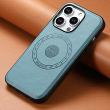 Load image into Gallery viewer, Denior Cowhide Texture Leather MagSafe Phone Case, For iPhone 13 Pro Max, For iPhone 13 Pro, For iPhone 12/12 Pro, For iPhone 12 Pro Max