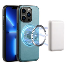 Load image into Gallery viewer, Denior Cowhide Texture Leather MagSafe Phone Case, For iPhone 13 Pro Max, For iPhone 13 Pro, For iPhone 12/12 Pro, For iPhone 12 Pro Max