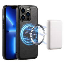 Load image into Gallery viewer, Denior Cowhide Texture Leather MagSafe Phone Case, For iPhone 13 Pro Max, For iPhone 13 Pro, For iPhone 12/12 Pro, For iPhone 12 Pro Max