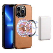 Load image into Gallery viewer, Denior Cowhide Texture Leather MagSafe Phone Case, For iPhone 13 Pro Max, For iPhone 13 Pro, For iPhone 12/12 Pro, For iPhone 12 Pro Max