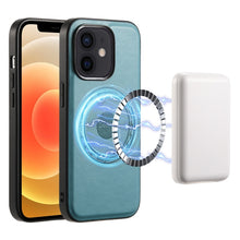 Load image into Gallery viewer, Denior Cowhide Texture Leather MagSafe Phone Case, For iPhone 13 Pro Max, For iPhone 13 Pro, For iPhone 12/12 Pro, For iPhone 12 Pro Max