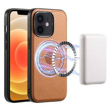 Load image into Gallery viewer, Denior Cowhide Texture Leather MagSafe Phone Case, For iPhone 13 Pro Max, For iPhone 13 Pro, For iPhone 12/12 Pro, For iPhone 12 Pro Max