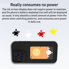 Load image into Gallery viewer, NFC Four-Color E-ink Screen DIY Phone Case, For iPhone 14 Pro Max, For iPhone 13