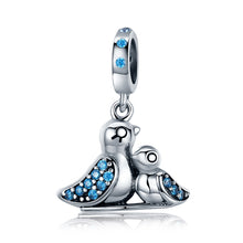 Load image into Gallery viewer, S925 Silver Inlaid Blue Gem Bird Bracelet Accessories
