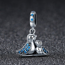 Load image into Gallery viewer, S925 Silver Inlaid Blue Gem Bird Bracelet Accessories