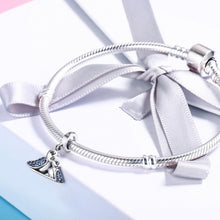 Load image into Gallery viewer, S925 Silver Inlaid Blue Gem Bird Bracelet Accessories