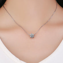 Load image into Gallery viewer, S925 Sterling Silver Winter Snowflakes Beads DIY Bracelet Necklace Accessories, Silver, Rose Gold