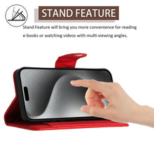 Load image into Gallery viewer, Rhombic Texture Flip Leather Phone Case with Long Lanyard, For iPhone 15 Pro Max, For iPhone 15 Pro, For iPhone 15 Plus, For iPhone 15, For iPhone 14 Plus, For iPhone 14, For iPhone 14 Pro, For iPhone 14 Pro Max