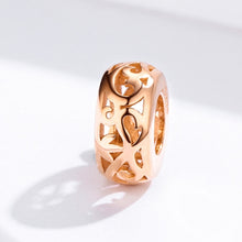 Load image into Gallery viewer, Sterling Silver S925 Pearl DIY Bracelet Accessories Hollow Rose Gold Loose Beads