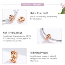 Load image into Gallery viewer, Sterling Silver S925 Pearl DIY Bracelet Accessories Hollow Rose Gold Loose Beads