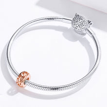 Load image into Gallery viewer, Sterling Silver S925 Pearl DIY Bracelet Accessories Hollow Rose Gold Loose Beads