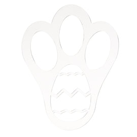 Acrylic Easter Decoration Rabbit Footprint Template, Single Footprint, Dual Footprint