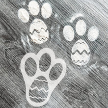 Load image into Gallery viewer, Acrylic Easter Decoration Rabbit Footprint Template, Single Footprint, Dual Footprint