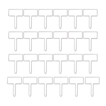 Load image into Gallery viewer, 24pcs / Box Acrylic Plant Label Nameplate Potted Plant Sign Holder, Plant Label Nameplate
