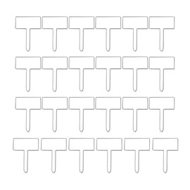 24pcs / Box Acrylic Plant Label Nameplate Potted Plant Sign Holder, Plant Label Nameplate