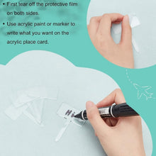 Load image into Gallery viewer, 24pcs / Box Acrylic Plant Label Nameplate Potted Plant Sign Holder, Plant Label Nameplate