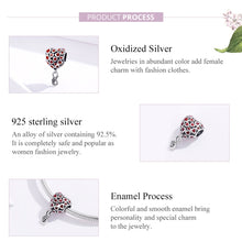 Load image into Gallery viewer, S925 Sterling Silver Red Heart Beads DIY Bracelet Necklace Accessories