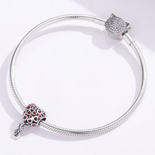 Load image into Gallery viewer, S925 Sterling Silver Red Heart Beads DIY Bracelet Necklace Accessories