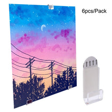 Load image into Gallery viewer, Wall Mounted Acrylic No-Punch Record Display Stand, 6pcs, 18pcs, 30pcs
