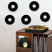 Load image into Gallery viewer, Wall Mounted Acrylic No-Punch Record Display Stand, 6pcs, 18pcs, 30pcs