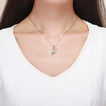 Load image into Gallery viewer, S925 Pure Silver Violin With Zircon DIY Pendant Accessories