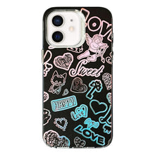 Load image into Gallery viewer, Colorful Pattern TPU + PC Phone Case, For iPhone 11 Pro Max, For iPhone 11