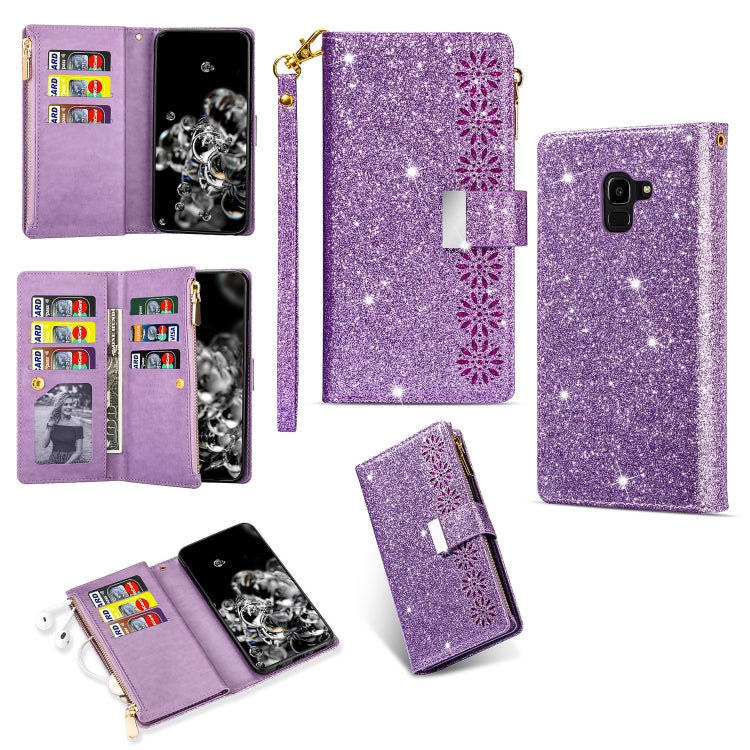 Multi-card Slots Starry Sky Laser Carving Glitter Zipper Horizontal Flip Leather Case with Holder & Wallet & Lanyard, For Samsung Galaxy A51, For Samsung Galaxy A81 / Note 10 Lite / M60s, For Samsung Galaxy A91 / S10 Lite / M80s                        ...