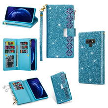 Load image into Gallery viewer, Multi-card Slots Starry Sky Laser Carving Glitter Zipper Horizontal Flip Leather Case with Holder &amp; Wallet &amp; Lanyard, For Samsung Galaxy A51, For Samsung Galaxy A81 / Note 10 Lite / M60s, For Samsung Galaxy A91 / S10 Lite / M80s                        ...