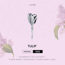 Load image into Gallery viewer, S925 Sterling Silver Tulip Beads DIY Bracelet Necklace Accessories