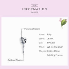 Load image into Gallery viewer, S925 Sterling Silver Tulip Beads DIY Bracelet Necklace Accessories