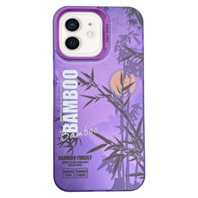 Load image into Gallery viewer, Creative Oil Painting Colorful Sunset Scenery TPU + PC Shockproof Phone Case, For iPhone 11