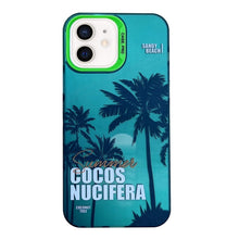 Load image into Gallery viewer, Creative Oil Painting Colorful Sunset Scenery TPU + PC Shockproof Phone Case, For iPhone 11
