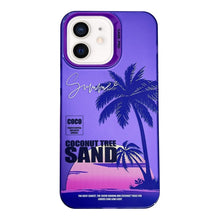 Load image into Gallery viewer, Creative Oil Painting Colorful Sunset Scenery TPU + PC Shockproof Phone Case, For iPhone 11