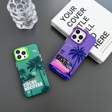Load image into Gallery viewer, Creative Oil Painting Colorful Sunset Scenery TPU + PC Shockproof Phone Case, For iPhone 11
