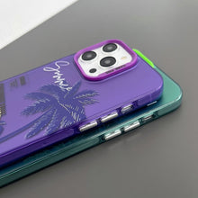 Load image into Gallery viewer, Creative Oil Painting Colorful Sunset Scenery TPU + PC Shockproof Phone Case, For iPhone 11