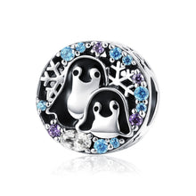 Load image into Gallery viewer, S925 Sterling Silver Penguin House Bracelet Accessories With Diamond Beads