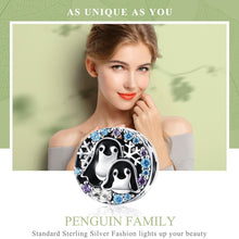 Load image into Gallery viewer, S925 Sterling Silver Penguin House Bracelet Accessories With Diamond Beads