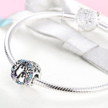 Load image into Gallery viewer, S925 Sterling Silver Penguin House Bracelet Accessories With Diamond Beads