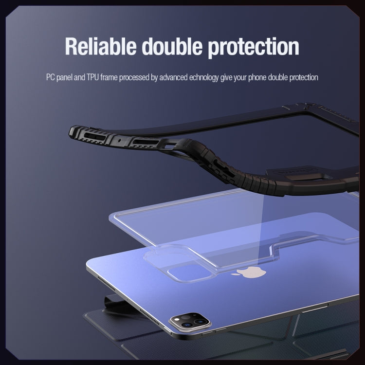 NILLKIN Bumper Pro Multi-angle Folding Style Tablet Leather Case, For iPad Pro 11 2025 / 2024