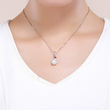 Load image into Gallery viewer, S925 Sterling Silver Pearl Heart Pendant DIY Bracelet Necklace Accessories