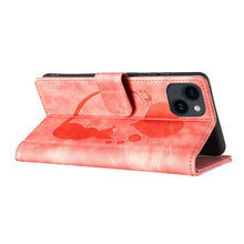 Load image into Gallery viewer, Pen Heart Cat Embossed Leather Phone Case, For iPhone 13 mini, For iPhone 12, For iPhone 12 Pro Max, For iPhone 12 Pro, For iPhone 12 mini, For iPhone 11 Pro Max, For iPhone 11, For iPhone 11 Pro