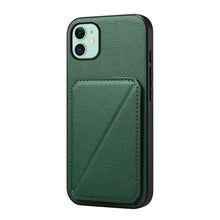 Load image into Gallery viewer, D04 Calf Texture Dual Card Slot Holder Phone Case, For iPhone 11, For iPhone 11 Pro, For iPhone X / XS, For iPhone XR, For iPhone XS Max, For iPhone 7 Plus / 8 Plus