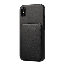 Load image into Gallery viewer, D04 Calf Texture Dual Card Slot Holder Phone Case, For iPhone 11, For iPhone 11 Pro, For iPhone X / XS, For iPhone XR, For iPhone XS Max, For iPhone 7 Plus / 8 Plus