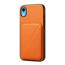 Load image into Gallery viewer, D04 Calf Texture Dual Card Slot Holder Phone Case, For iPhone 11, For iPhone 11 Pro, For iPhone X / XS, For iPhone XR, For iPhone XS Max, For iPhone 7 Plus / 8 Plus