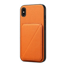 Load image into Gallery viewer, D04 Calf Texture Dual Card Slot Holder Phone Case, For iPhone 11, For iPhone 11 Pro, For iPhone X / XS, For iPhone XR, For iPhone XS Max, For iPhone 7 Plus / 8 Plus