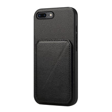 Load image into Gallery viewer, D04 Calf Texture Dual Card Slot Holder Phone Case, For iPhone 11, For iPhone 11 Pro, For iPhone X / XS, For iPhone XR, For iPhone XS Max, For iPhone 7 Plus / 8 Plus